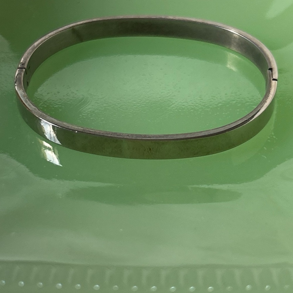 Vintage, TAXCO signed, bangle bracelet.